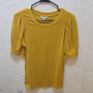 3/$10 Time and Tru Yellow Short Sleeve Tee